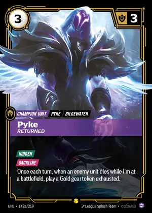 Pyke - Returned [UNL-145A] — ฟอยล์