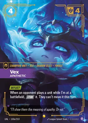 Vex - Apathetic [UNL-150A] — ฟอยล์
