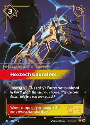 Hextech Gauntlets [UNL-188] — ฟอยล์