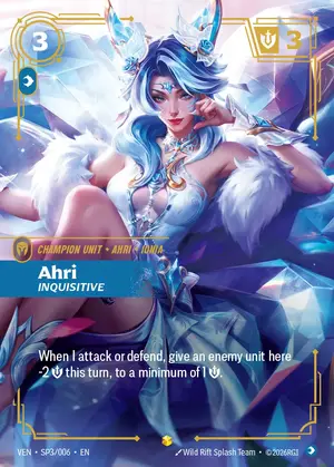 Ahri - Inquisitive [VEN-SP3] — ฟอยล์