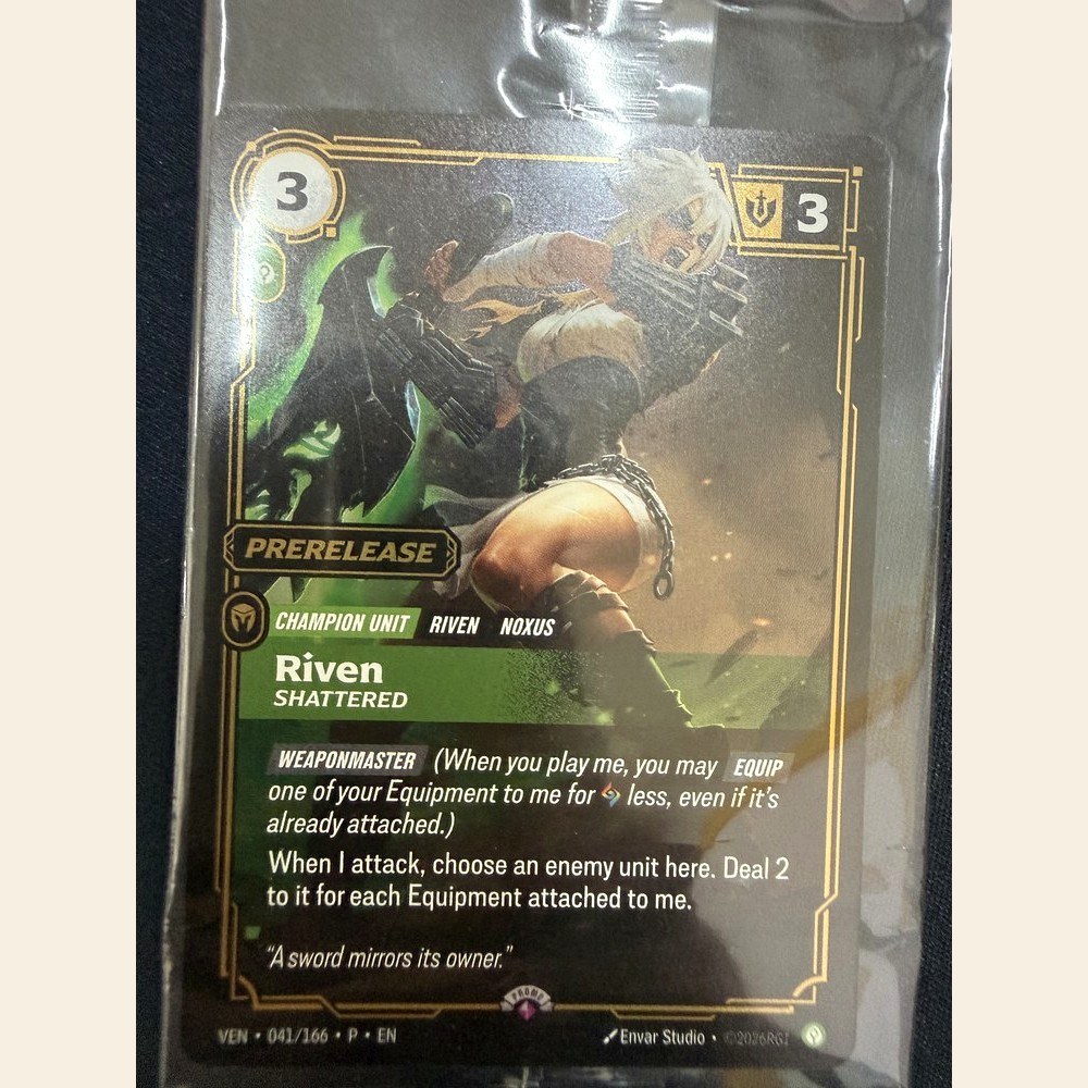 Riven - Shattered (Prerelease Promo) [VEN-041-P] — ฟอยล์