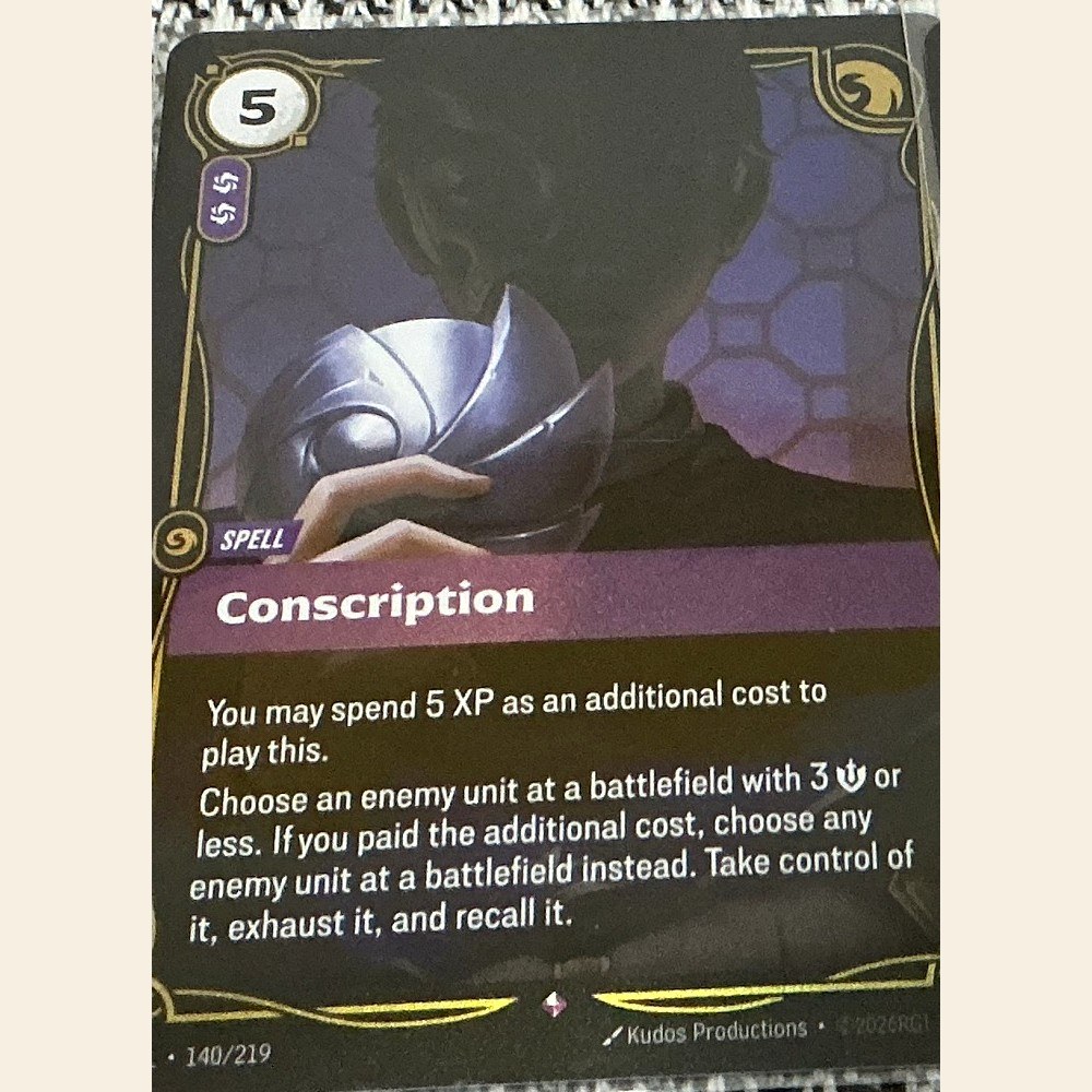 Conscription [UNL-140] — ฟอยล์